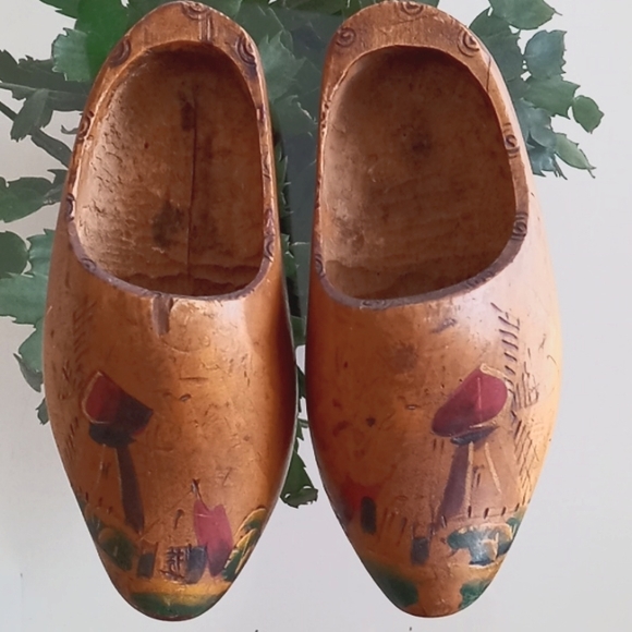 Other - Vintage Wooden Shoes